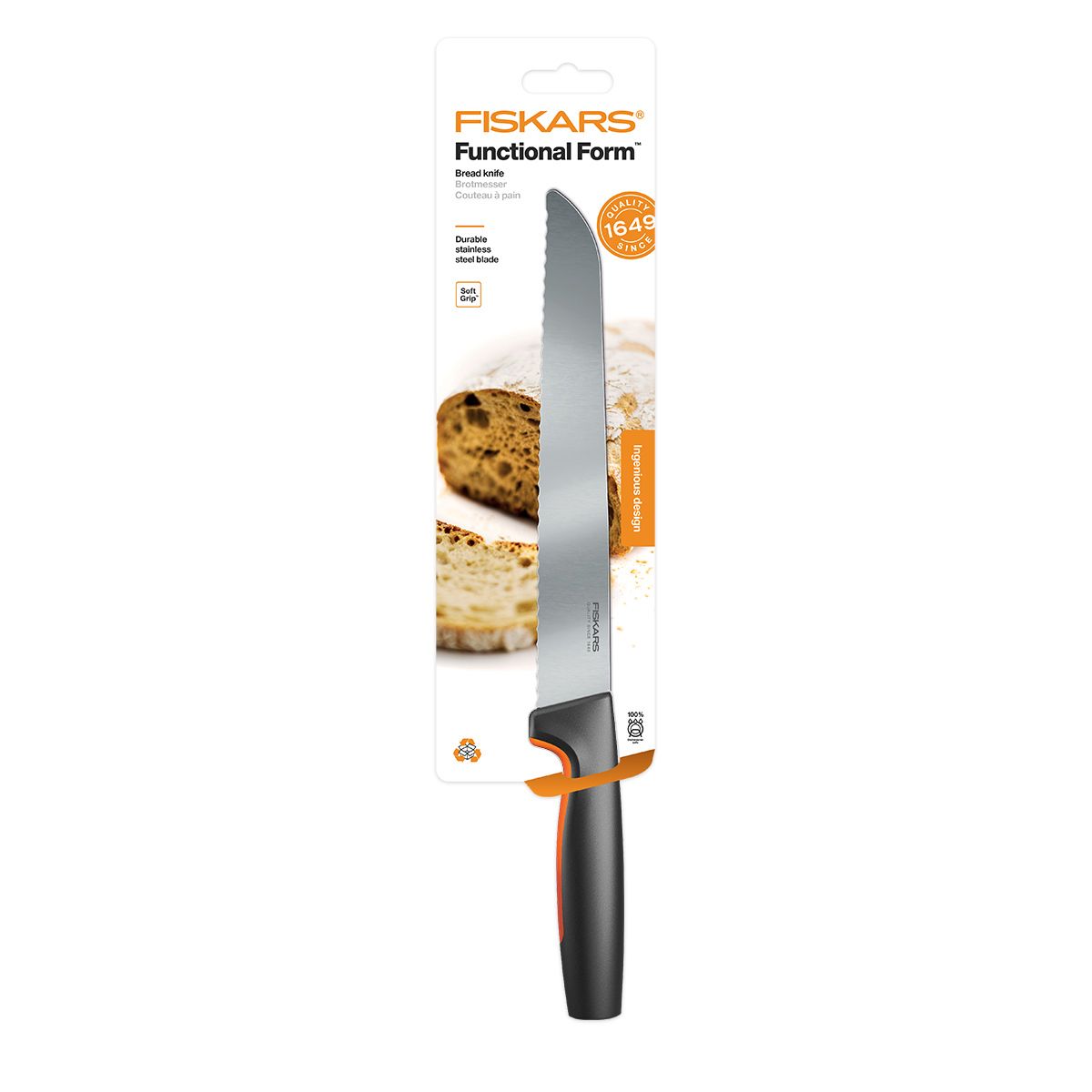 Fiskars Leipäveitsi 21 cm