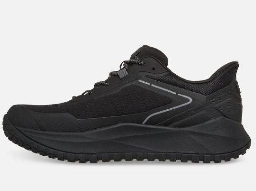 Skechers Miesten Relaxed Fit: Slip-ins: Badger - Koda - Waterproof - Black Koe sporttinen arjen suosikki, jossa on runsaasti