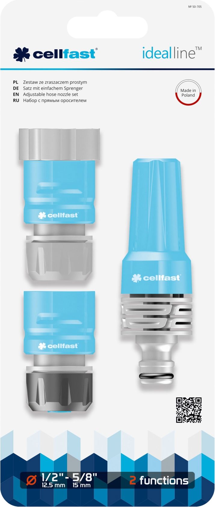 Suutinsetti Ideal liittimin 1/2" +Ruiskusuutin säädettävä