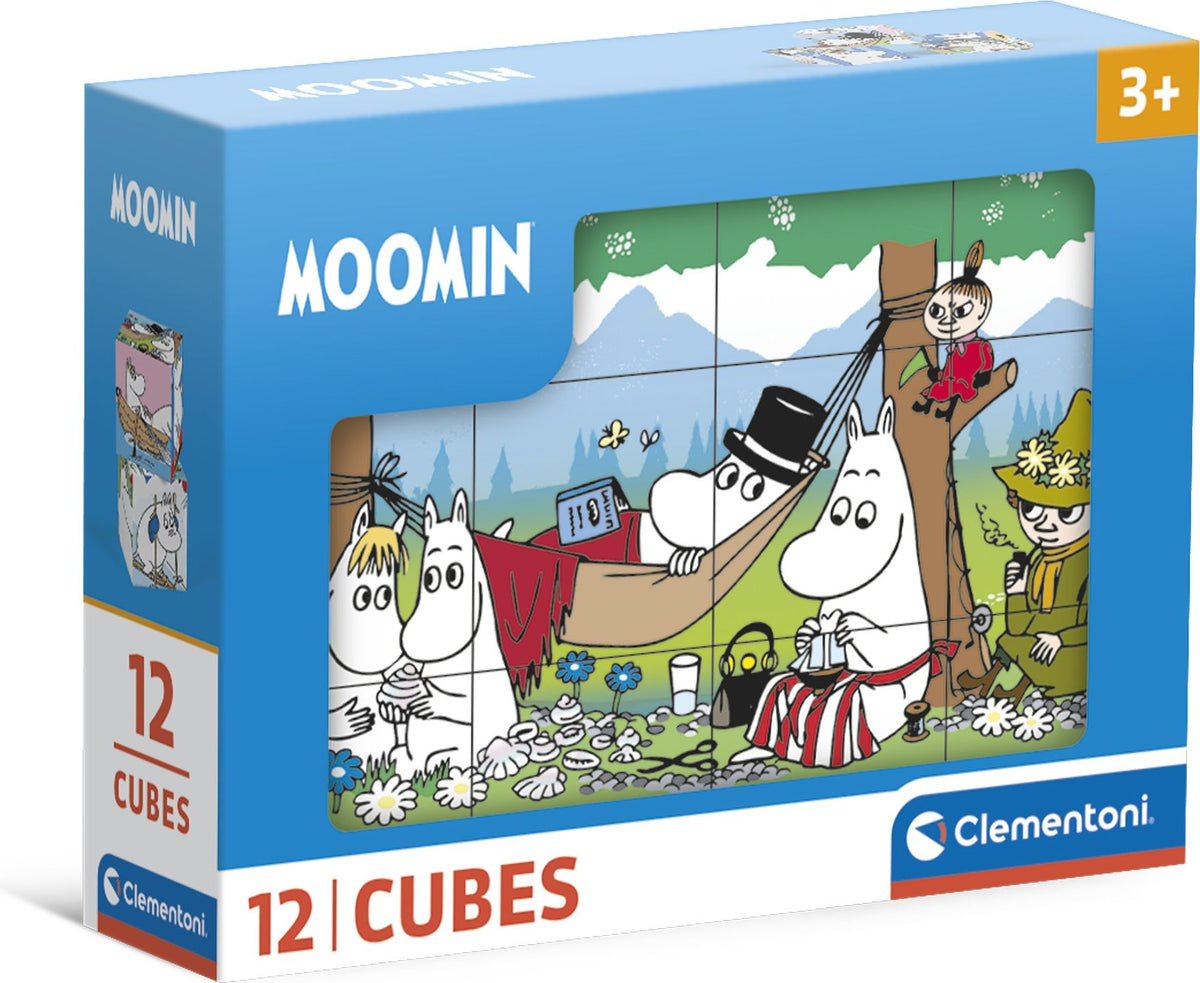 Kuutiopalapeli 12 palaa Muumi