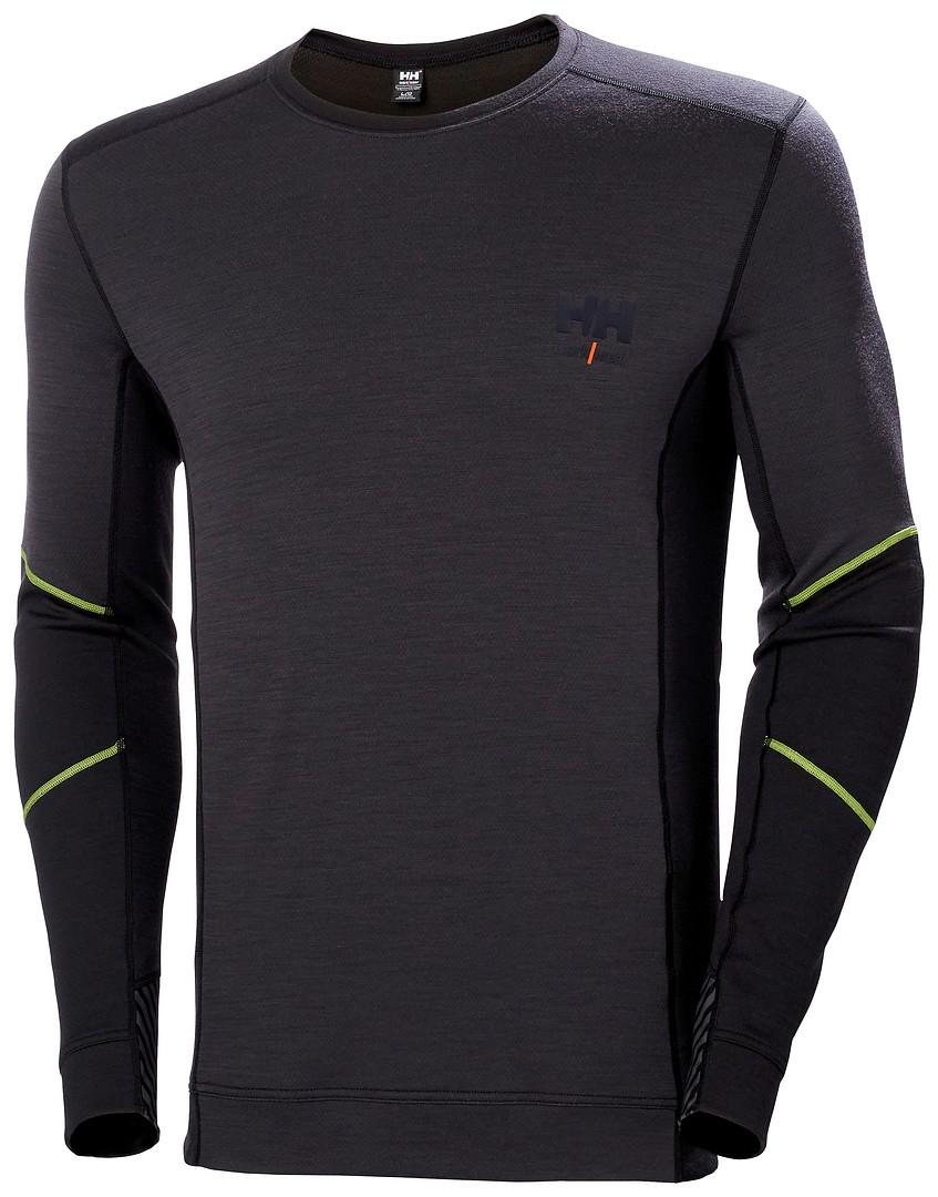 HELLY HANSEN LIFA MERINO ALUSPAITA MUSTA/T.HARMAA Kutomalla Lifa®-kuidut merinovillan sekaan saamme tuotua vaatteisiin kaksi