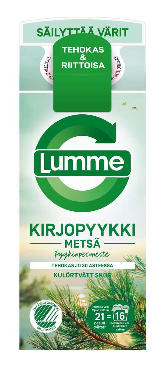 Lumme Kirjopyykki Pesuneste Metsä 750 ml