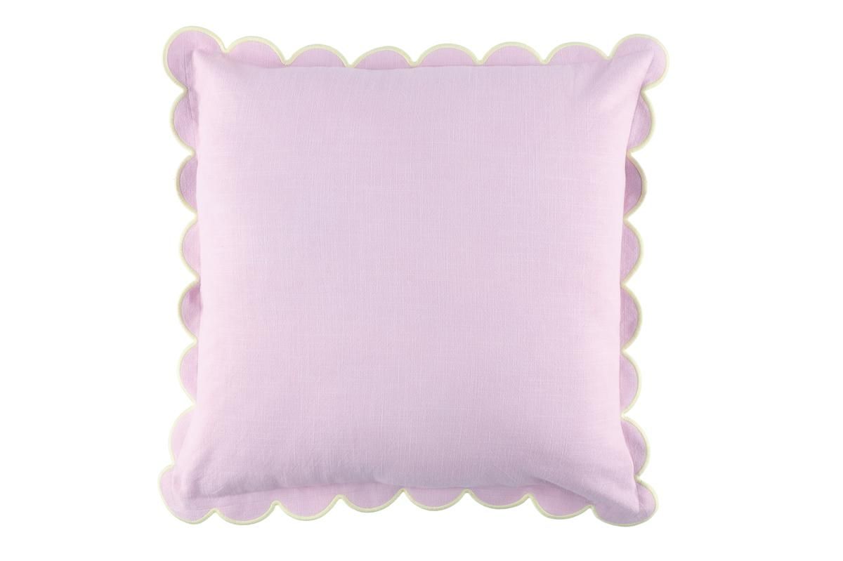 Fanni K Koristetyyny Scallop 50x50 Laventeli