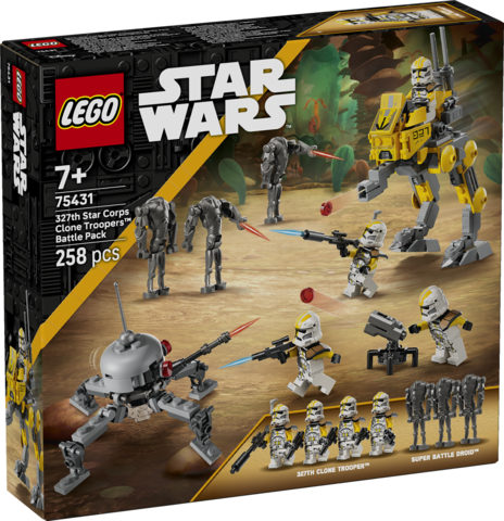 LEGO 327. taivasjoukon kloonisotilaat ‑taistelupaketti 75431
