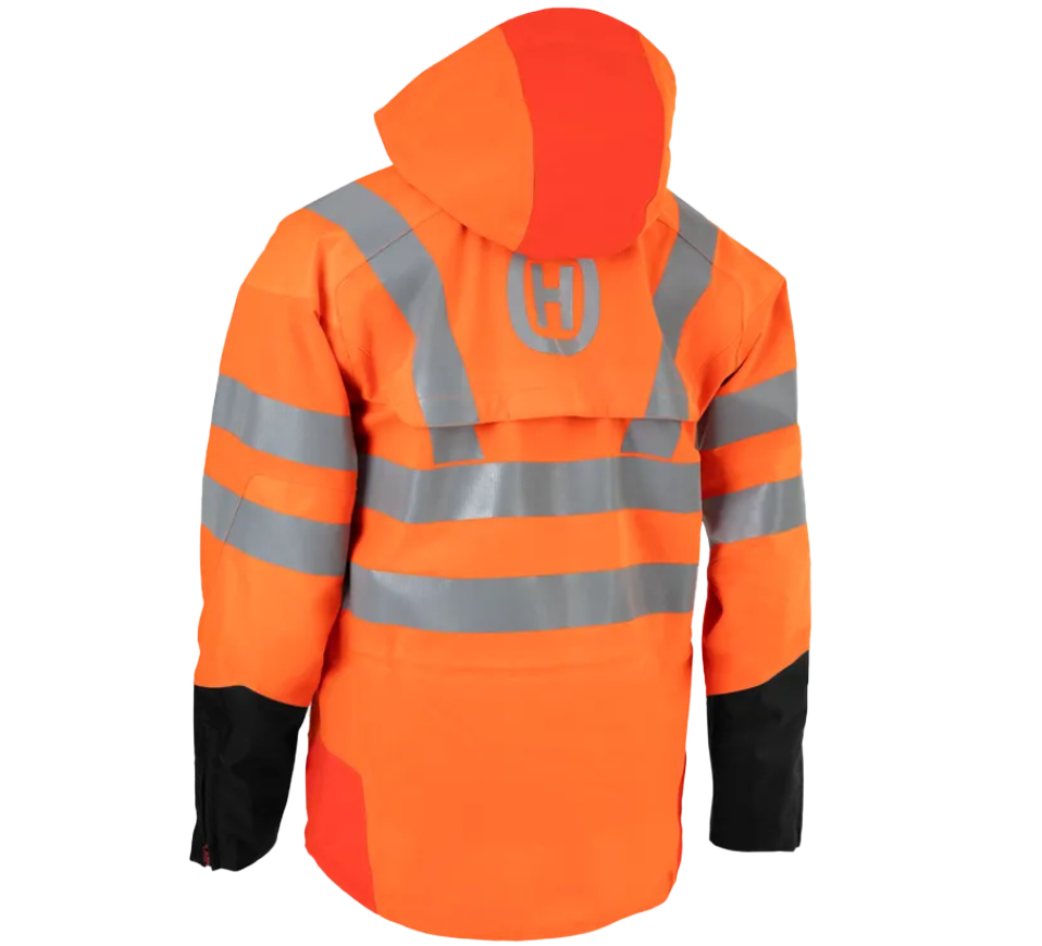 Husqvarna Technical Vent High-Viz sadetakki Laadukas sadetakki, jossa on lisavahvikkeet helposti kuluvissa kohdissa. Takin