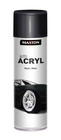 Spraymaali AutoACRYL Kiiltävä musta 500 ml