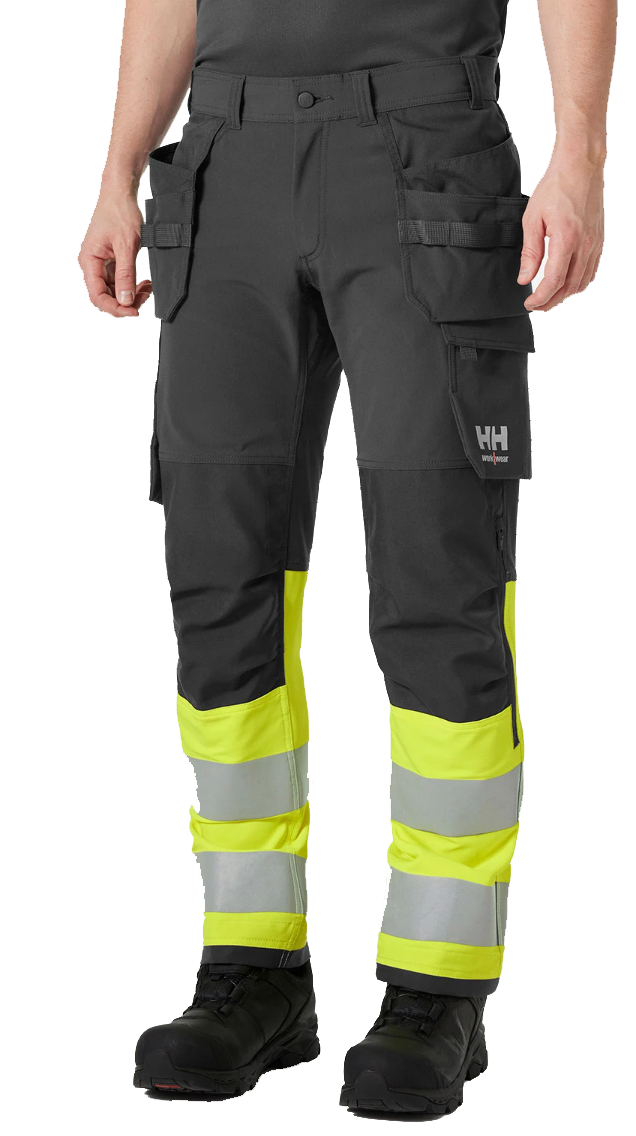 Helly Hansen Alna 4X housut Keltainen/harmaa Alna 4X:n avulla tuomme kevyita ja kestavia 4-suuntaisia ​​stretch-materiaaleja