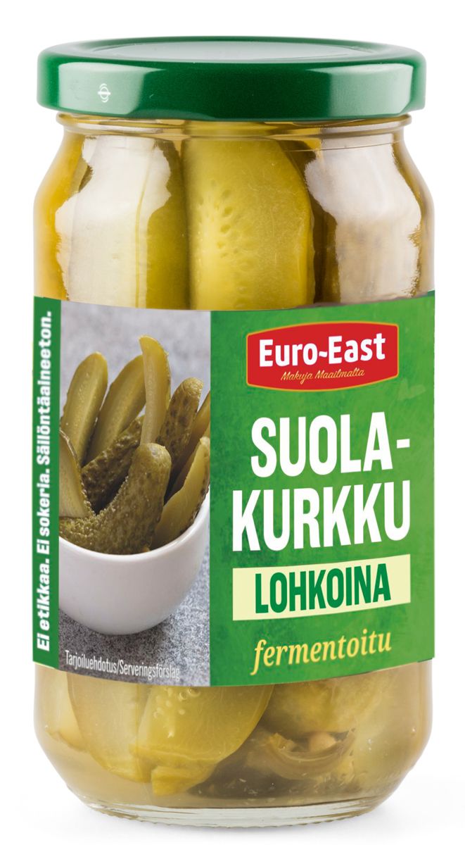 Suolakurkku lohkoina 350 g/ 220 g