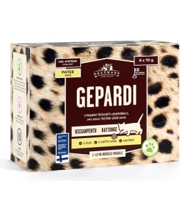 Gepardi Kanaa ja Hyönteistä Pennuille