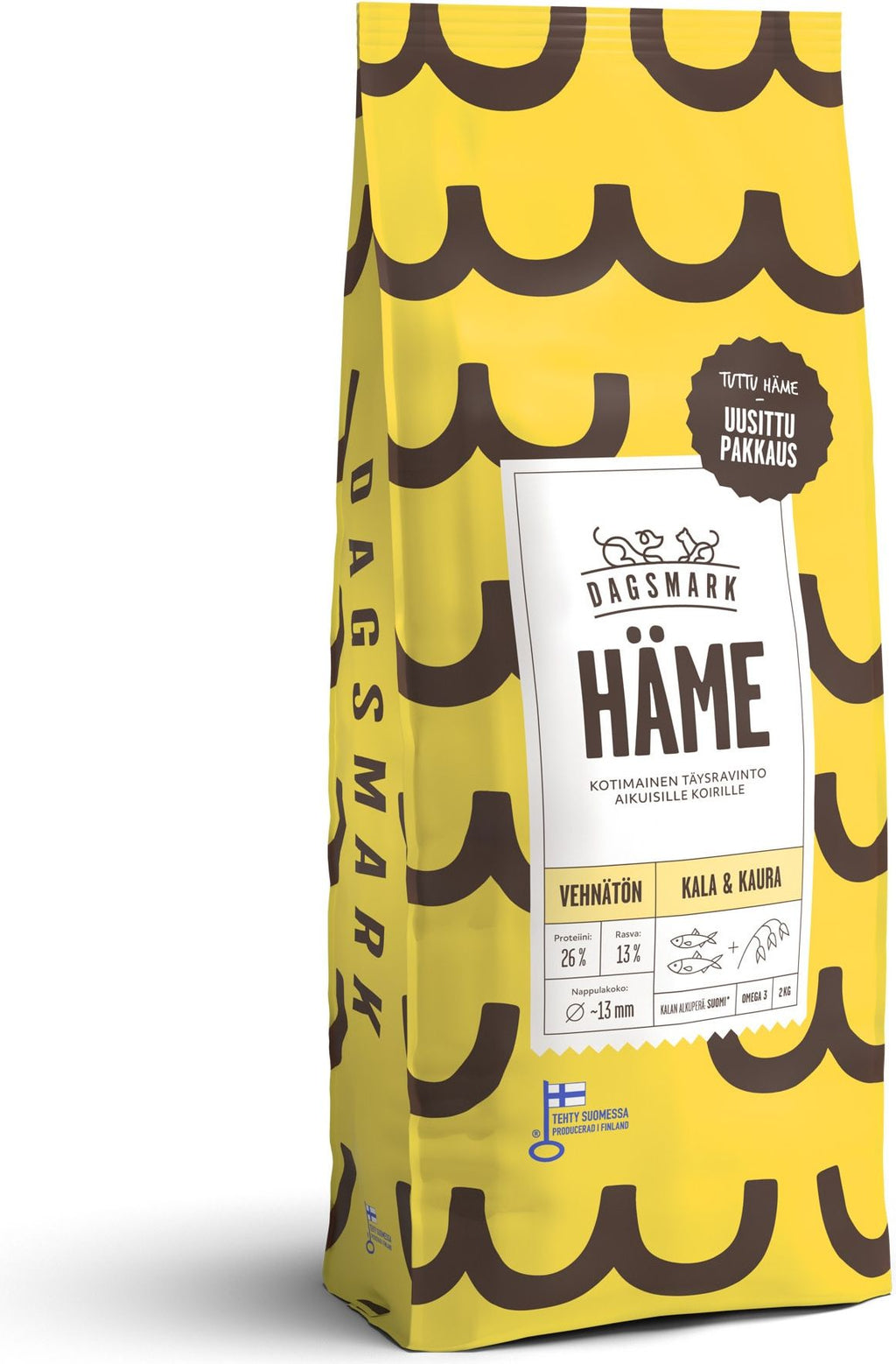 Häme vehnätön kala-kaura 2 kg