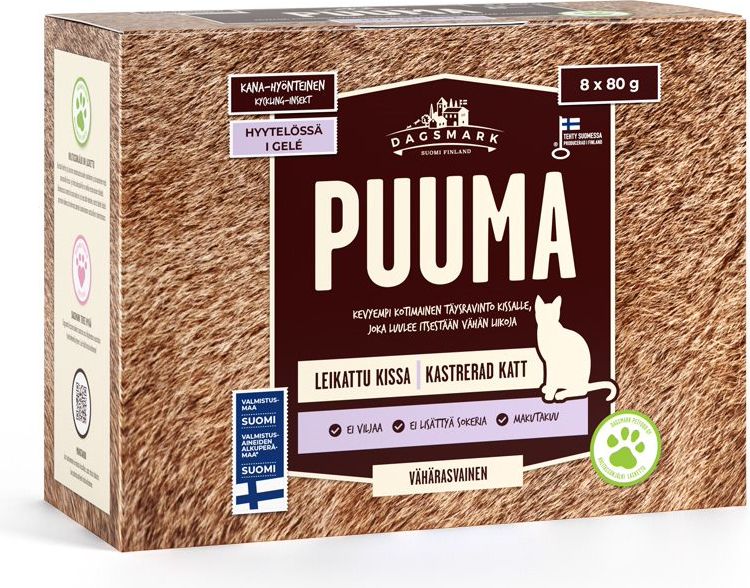 Puuma Kana-hyönteinen hyytelö