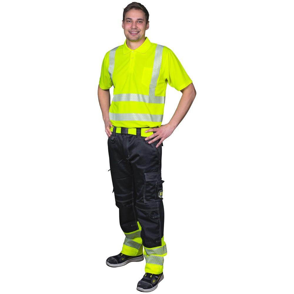 Patron PIKEEPAITA BASTER FL.KEL TEKN LK2 EN20471 - 100% polyesteri, 130 g/m² - tekninen materiaali - kaulus - 3 vaaleaa