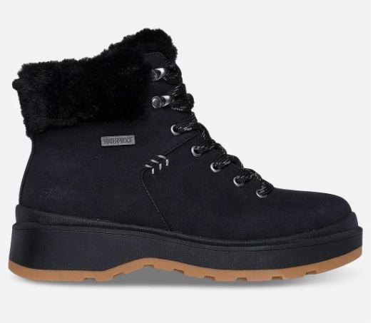 Skechers naisten Park City - Waterproof - Musta Valmistaudu talveen lampimin ja kuivin jaloin Skechers Park City -kengilla.