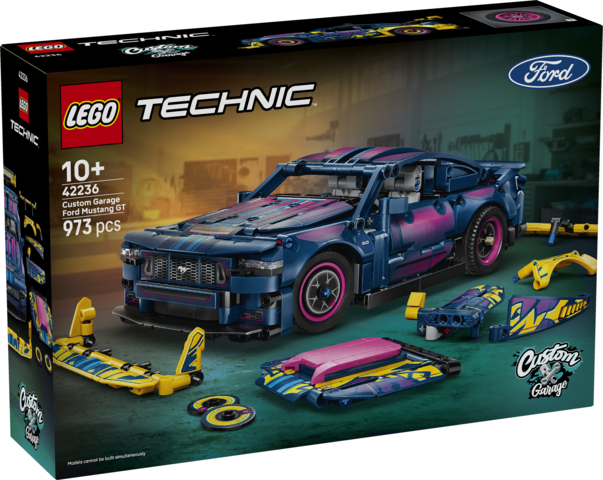 LEGO Tuunaustallin Ford Mustang GT ‑auto 42236