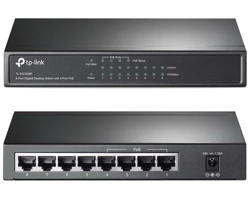 TP-LINK TL-SG1008P 8-Port Gigabit Desktop PoE Switch