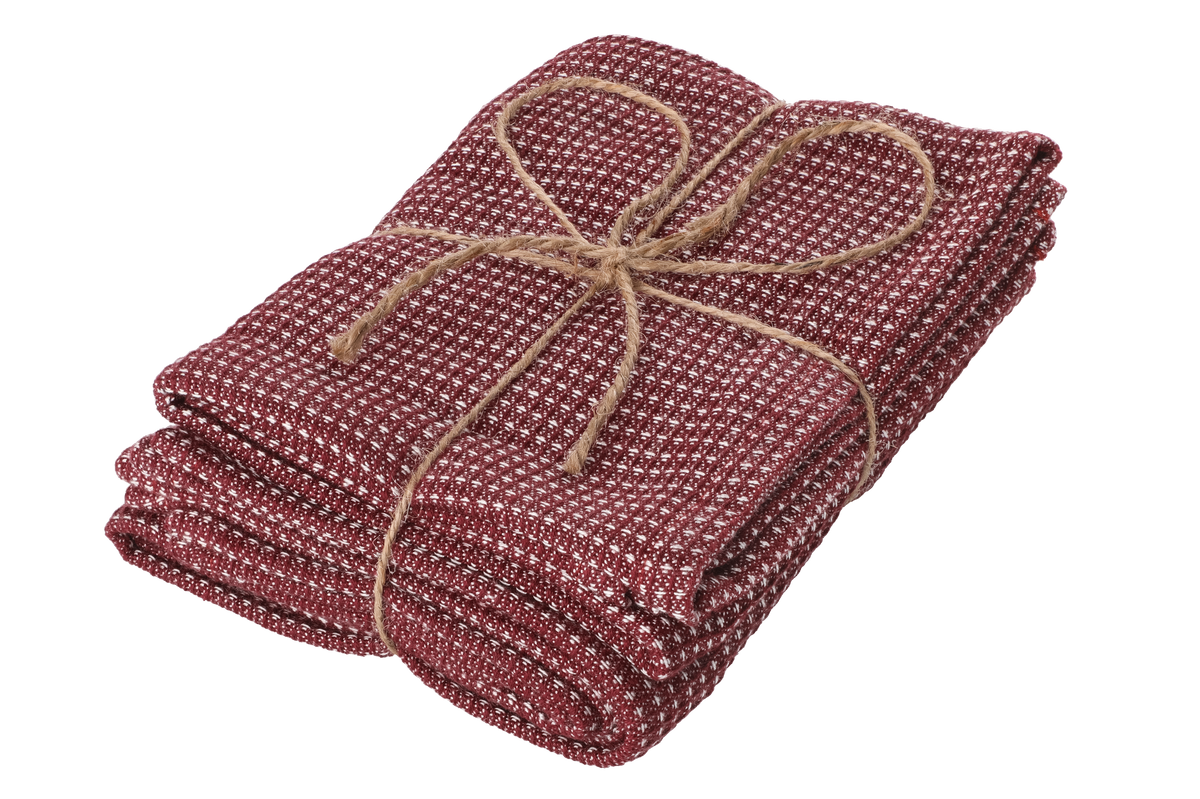 Fanni K Keittiöpyyhe 2 kpl Burgundy