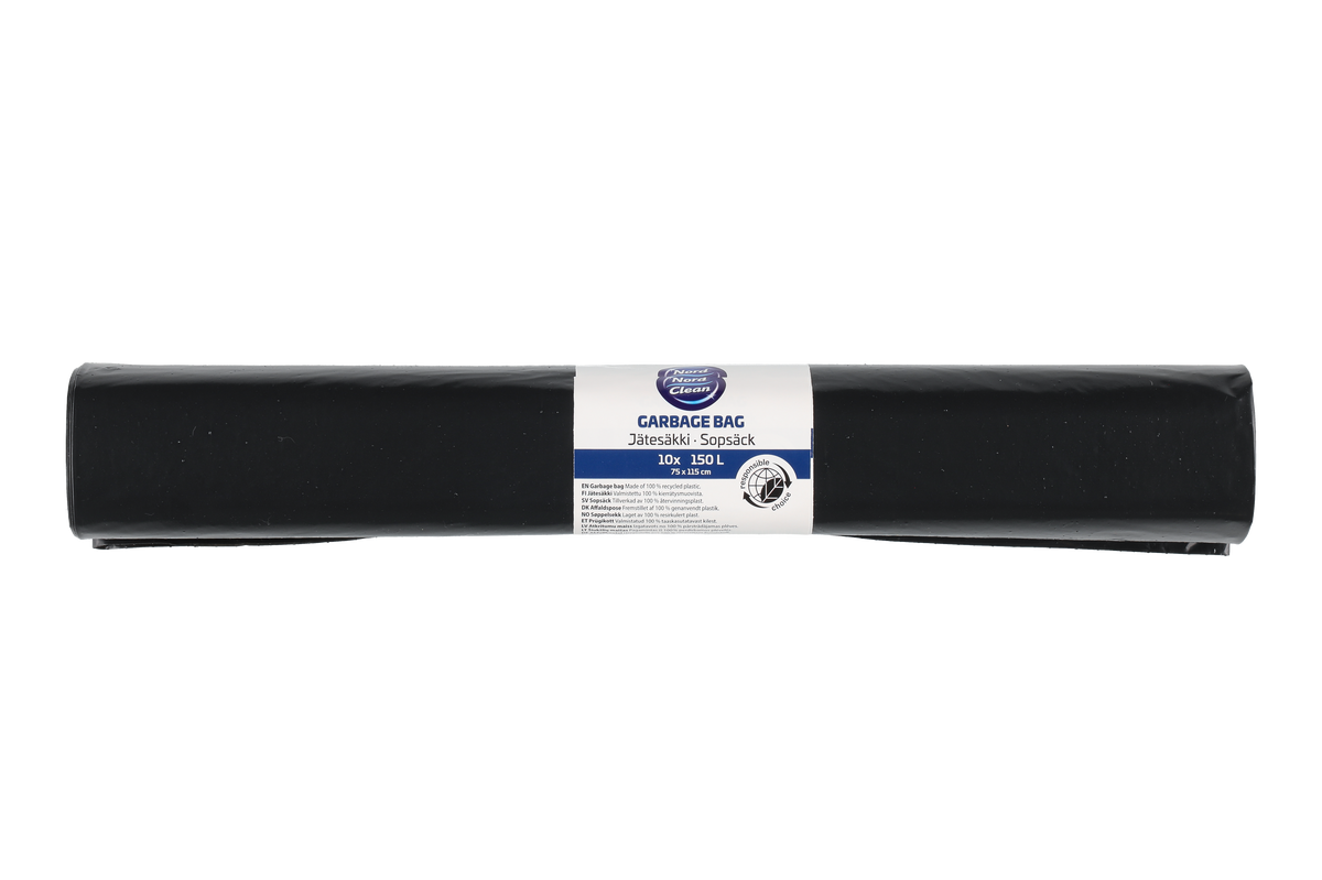 NordClean Jätesäkki 150 l/10 kpl