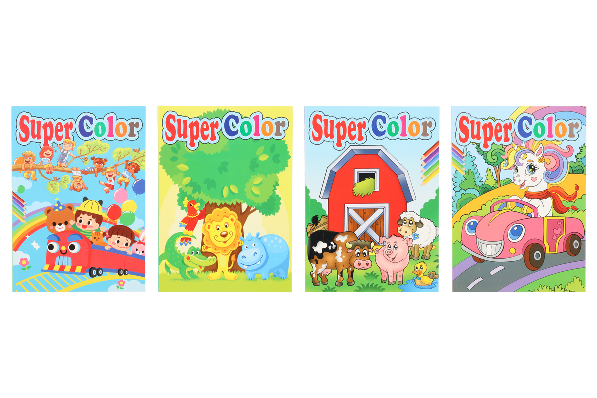 Värityskirja Super Color 192 sivua