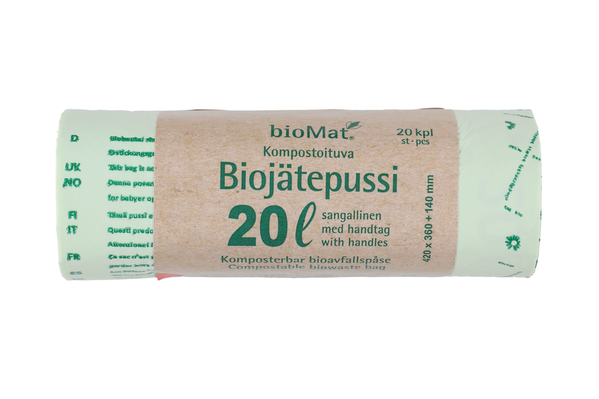 Biomat Bio Roskapussi Sangallinen 20 l 20 kpl