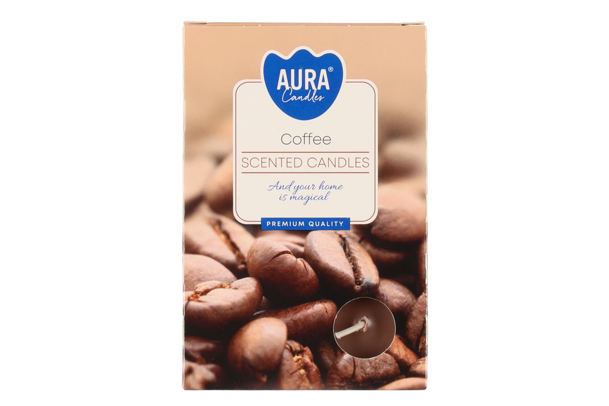 Tuoksulämpökynttilä Coffee 6 kpl/pkt