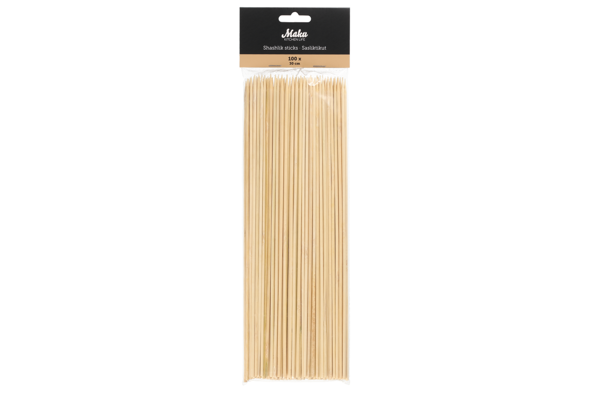 Maku Sasliktikut 30 cm (100 kpl)