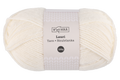 Kehra Lauri Neulelanka valkoinen 100 g Kerassa 100g, n. 200 metria. Puikot 3.5-4 mm, neuletiheys 10 cm:lla 18s-19s ja 26