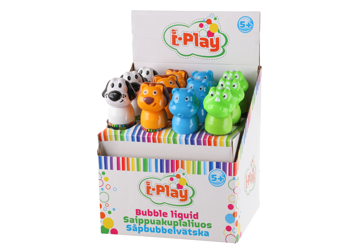 Play Bubbles Saippuakupla elainhahmo 175ml lajitelma Mukava palkinto esim. ongintaan tai kiva yllatys synttareiden