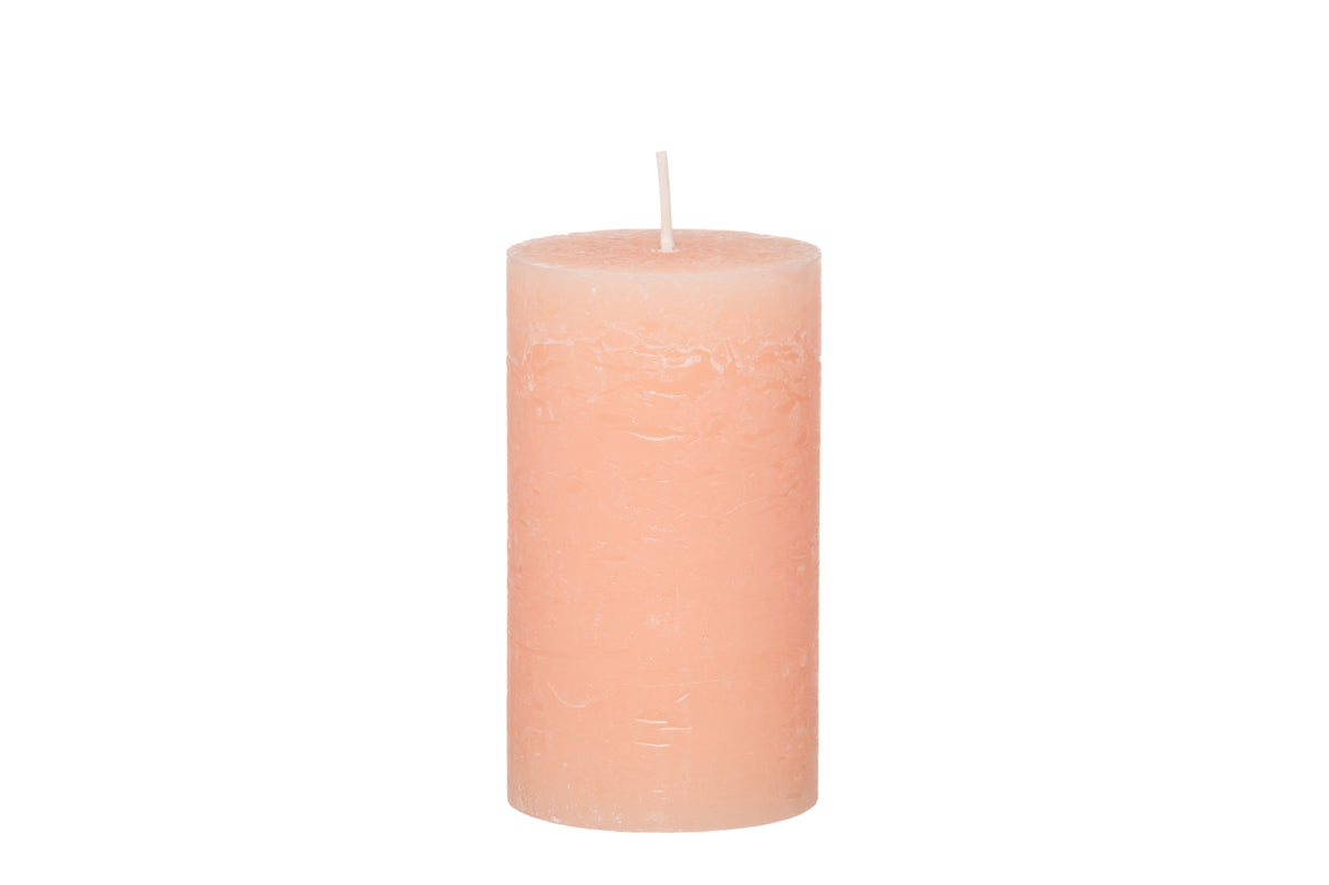 Fanni K Pöytäkynttilä Rustiikki 12 cm Peach
