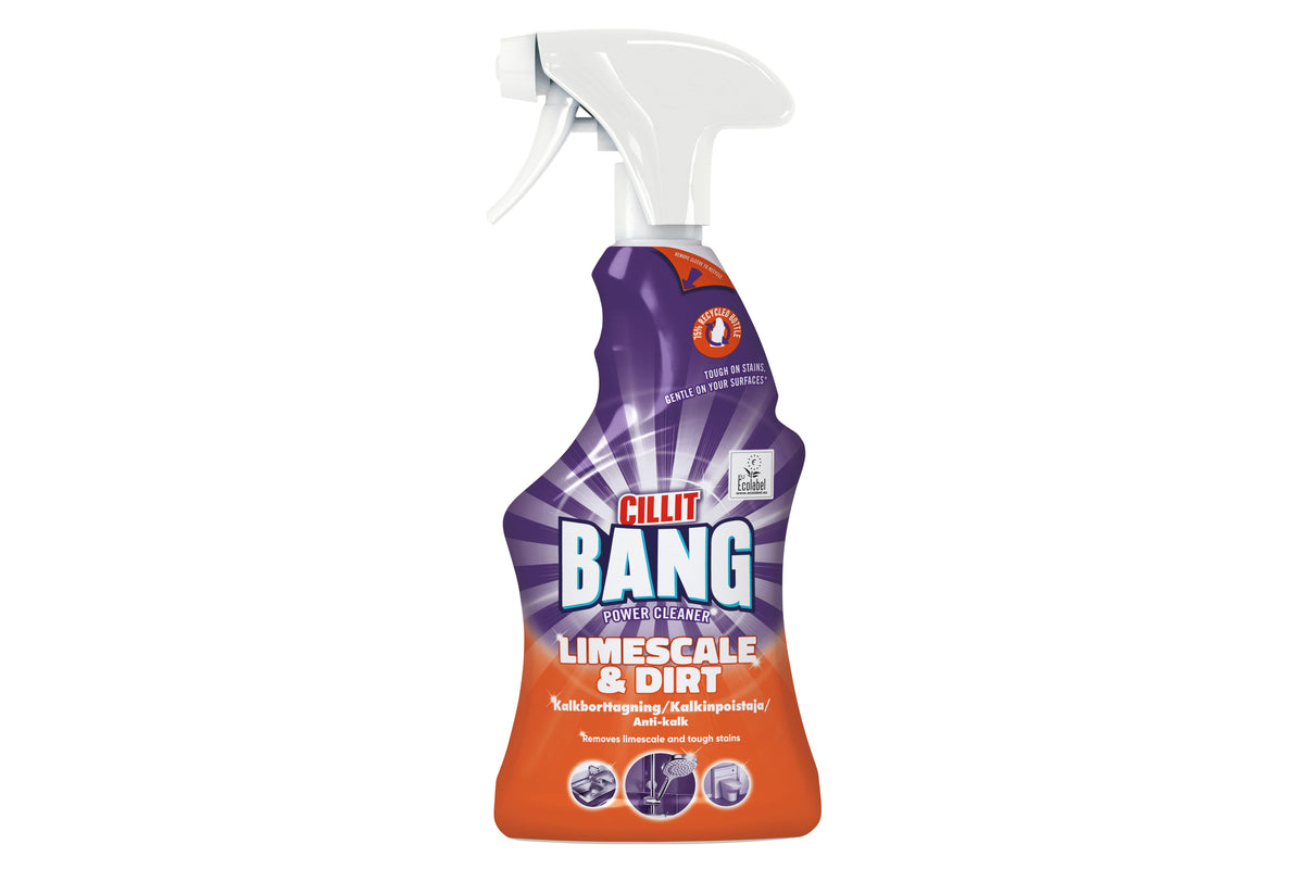 Cillit Bang Kalkinpoistaja 500 ml Farewell Limescale Vaahtomainen koostumus poistaa nopeasti kalkin, saippuajaamat.