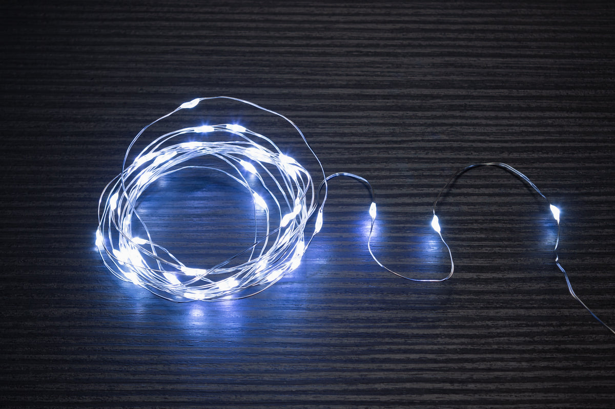 Finnlumor Paristovalot 40Led Silver Kylmä