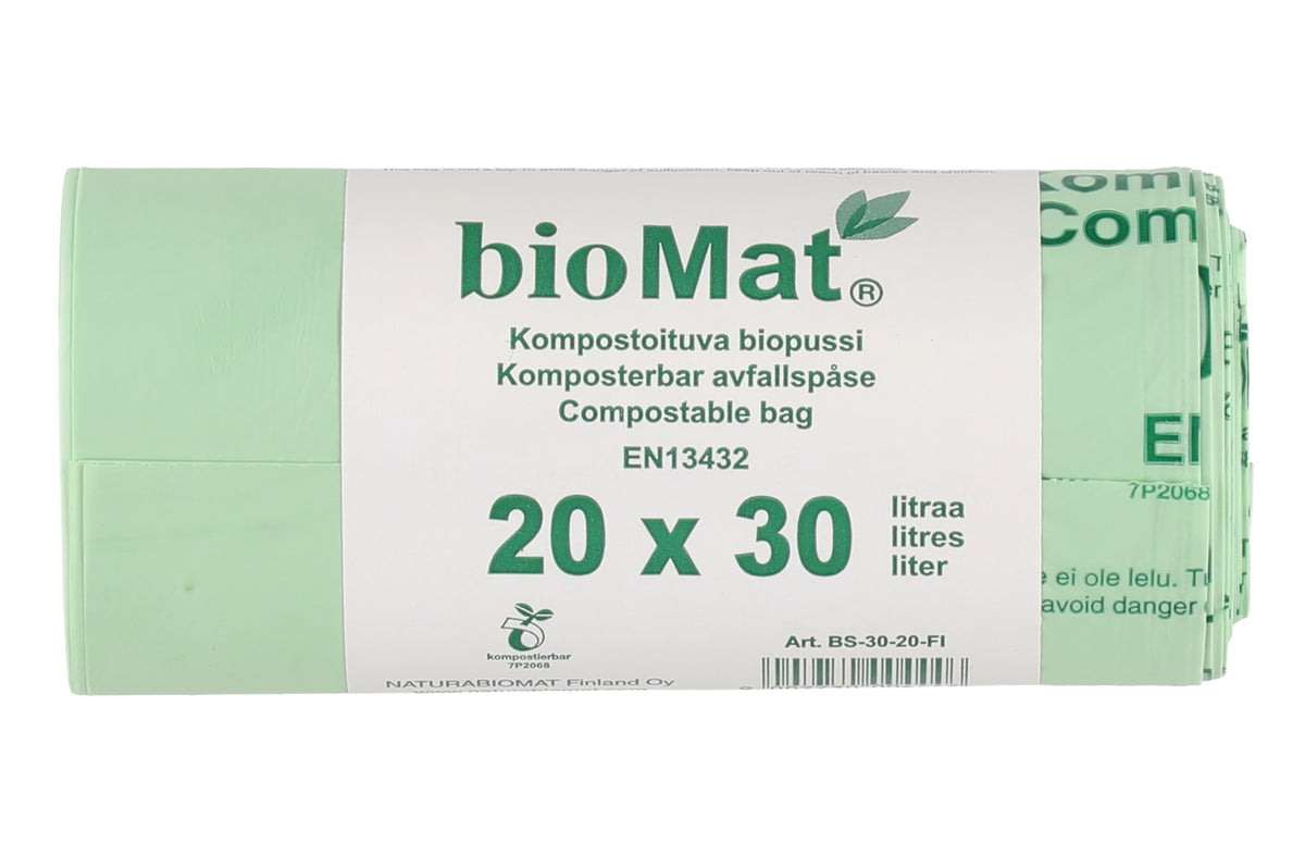Biomat Bio Roskapussi 30 l 20 kpl/Rll