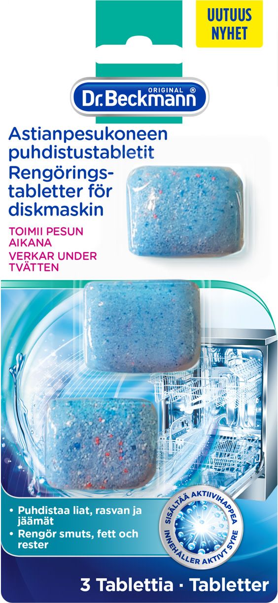 Dr.Beckman Astianpesukoneen Puhdistustabletit