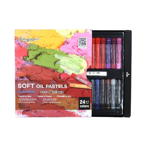 Öljypastelliliitu 24 väriä