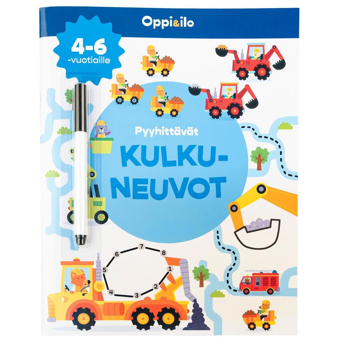 Oppi&Ilo Pyyhittävät Kulkuneuvot