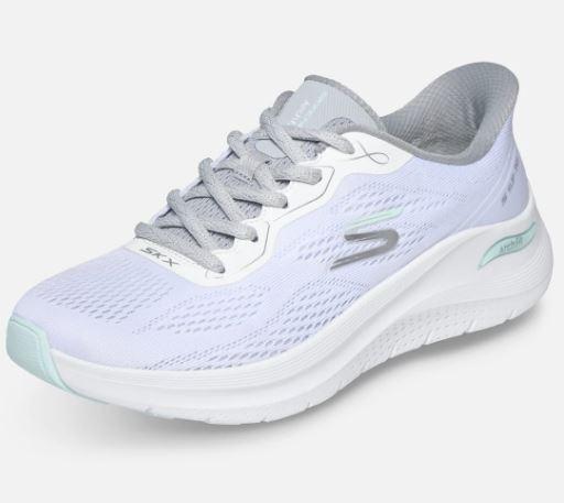 Skechers naisten Arch Fit 2.0 - Bold Motion - Valkoinen Arch Fit Stability™ Vauhdita arkeasi rennolla mukavuudella Skechers