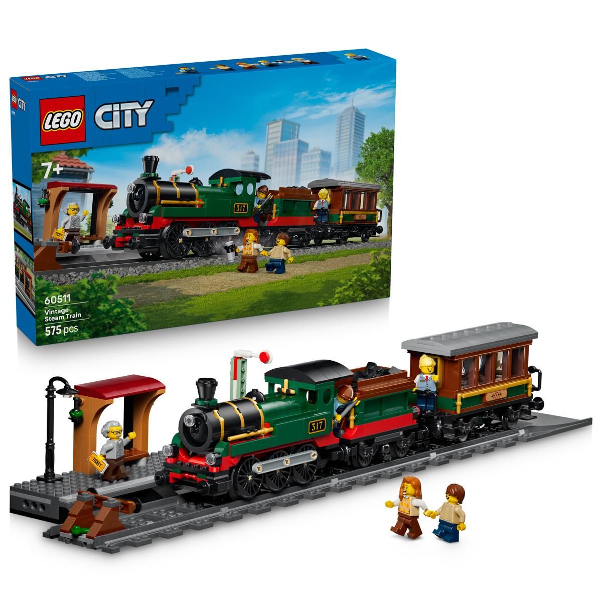 Lego Vanhanaikainen höyryjuna