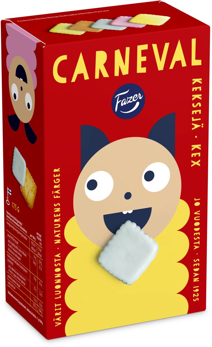 Fazer carneval keksi 175 g
