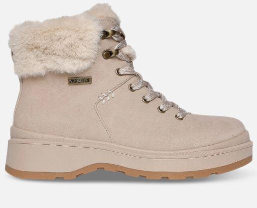 Skechers naisten Park City - Waterproof - Natural Valmistaudu talveen lampimin ja kuivin jaloin Skechers Park City