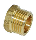 Supistusnippa 1/2" - 1/4" messinki