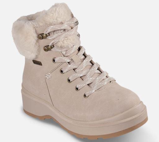 Skechers naisten Park City - Waterproof - Natural Valmistaudu talveen lampimin ja kuivin jaloin Skechers Park City