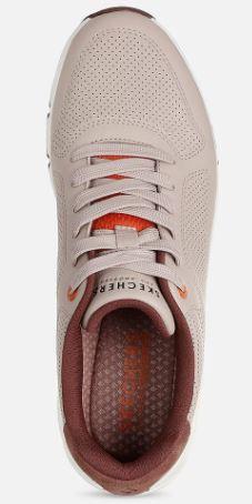 Skechers miesten Uno Icon - Idolizer - Brown Tunne jalkasi kevyiksi ilmavaimennetun mukavuuden ansiosta Skechers Street™ Uno