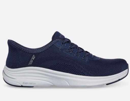Skechers naisten Relaxed Fit: Slip-ins: D'Lux Comfort 2.0 - Supernova - Navy Koe kevyt ja iskuja vaimentava mukavuus