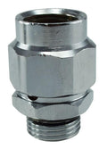 Imusuoja 1/2" sisakierre - 1/2" ulkokierre kromattu