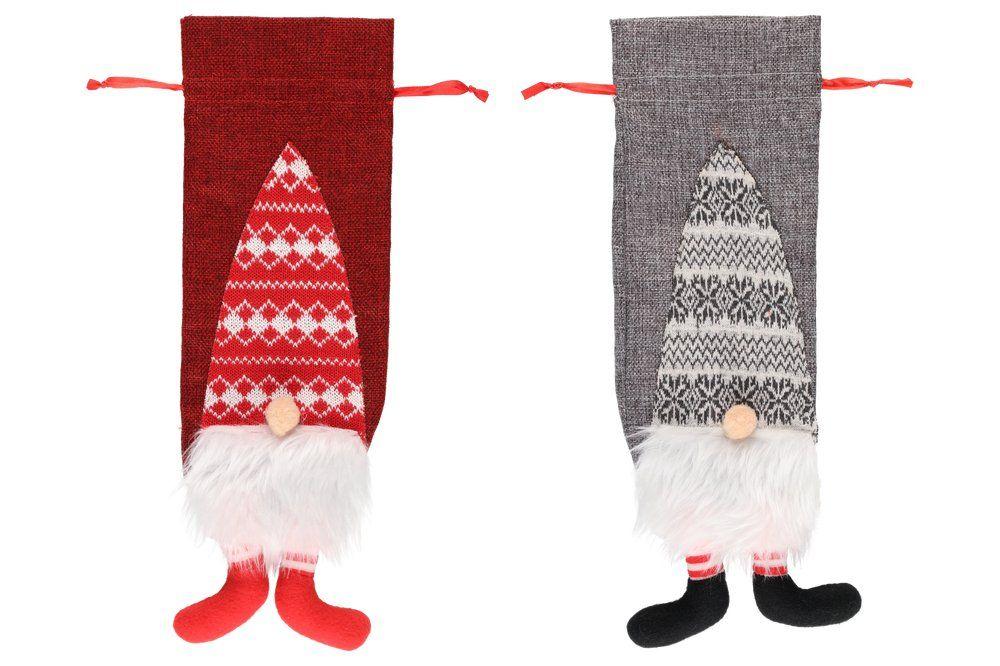 Winteria Pullokassi Tonttu 2 varia: Harmaa tai punainen