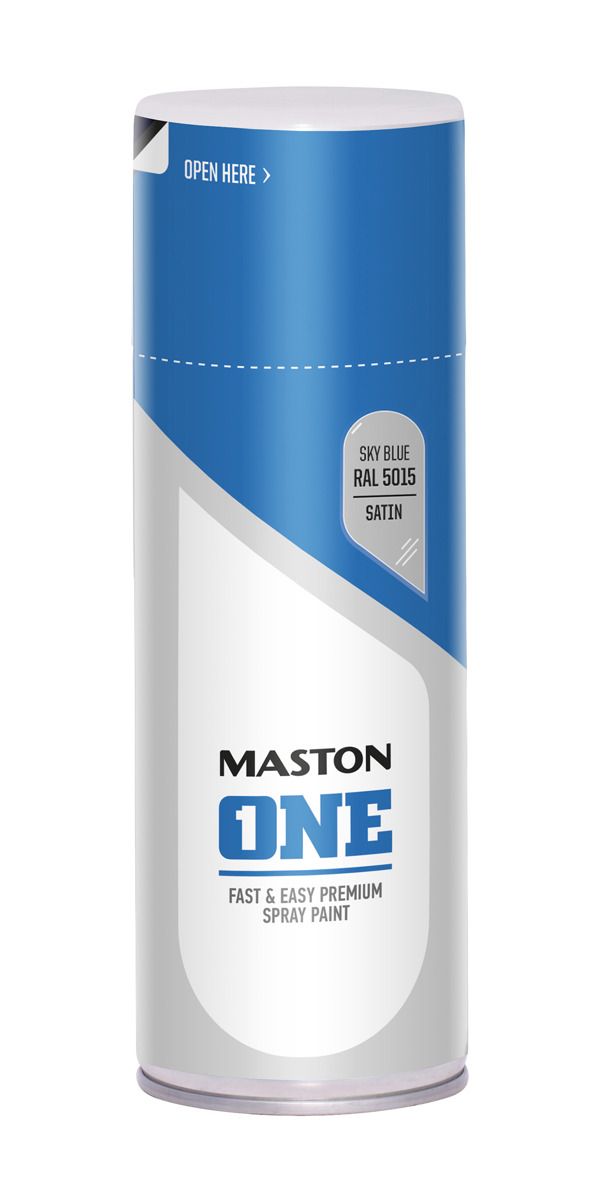 Spraymaali one - Satiini Taivaansininen RAL5015 400 ml