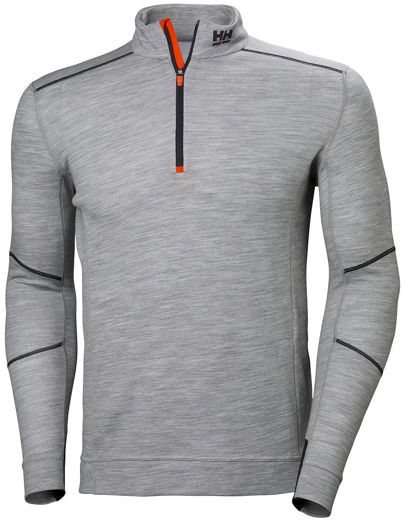 HELLY HANSEN LIFA MERINO HALF ZIP ALUSPAITA HARMAA Lifa®-teknologian ja merinovillan ansioista vaatteeseen saadaan kaksi