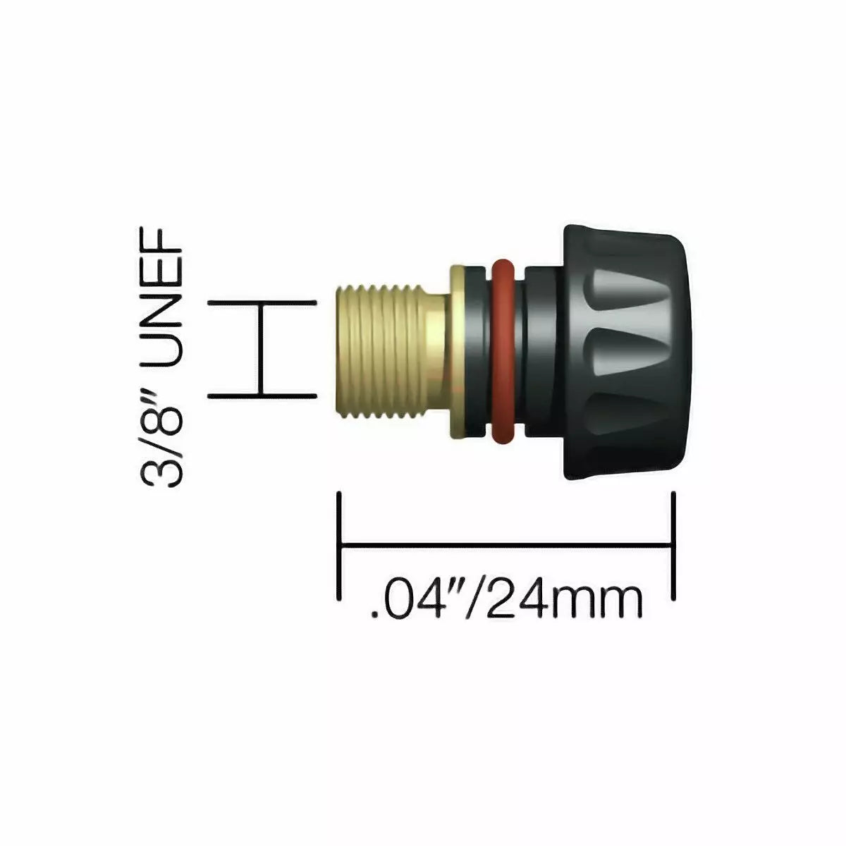 Elektrodin suoja lyhyt WP17 Parweld