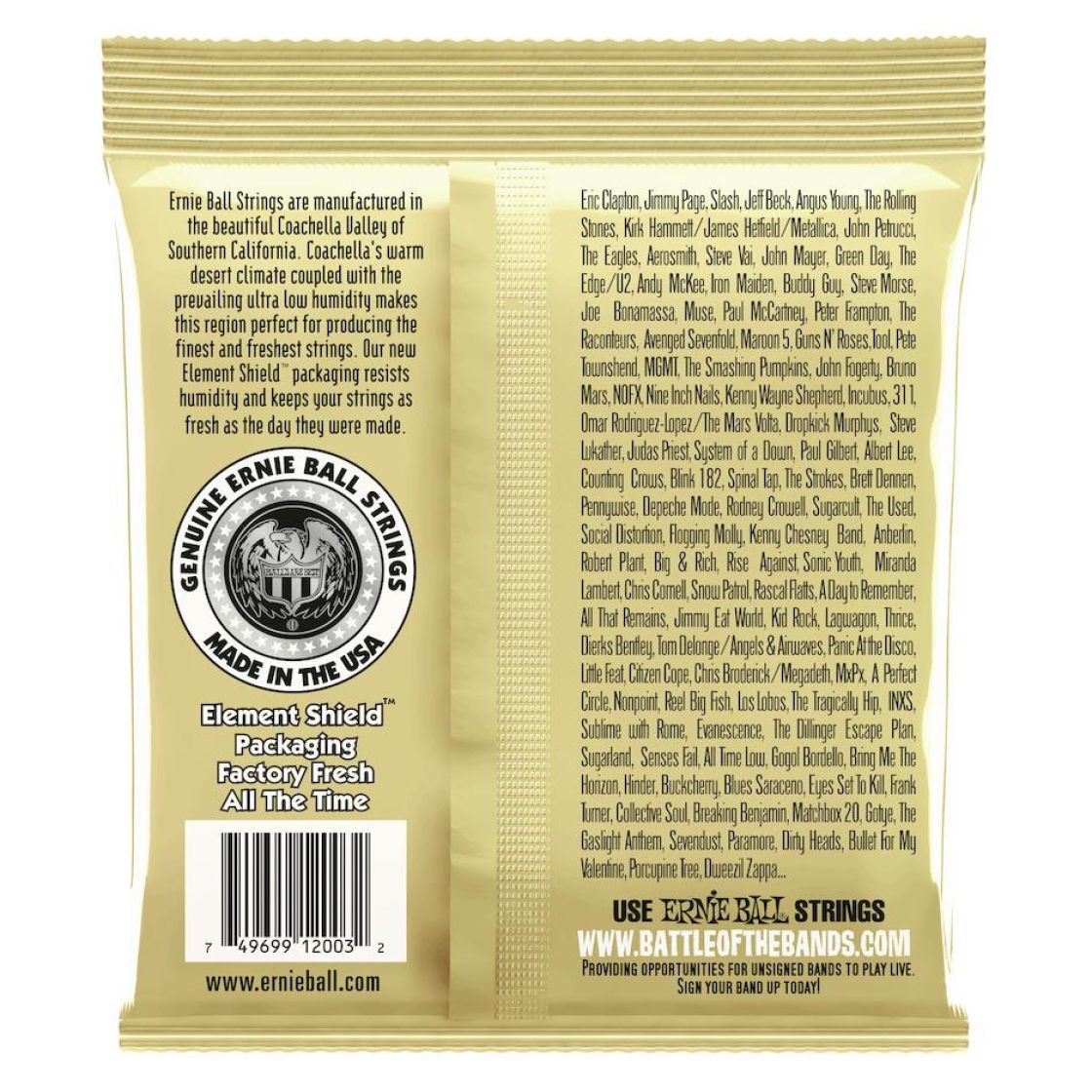 Ernie Ball Earthwood Medium-Light EB-2003