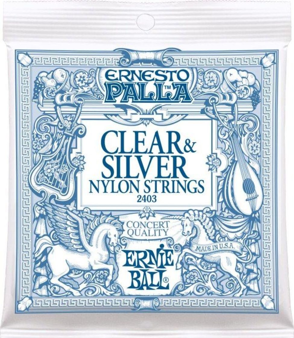 Ernie Ball Ernesto Palla Nylon Classical Clea & Silver EB-2403