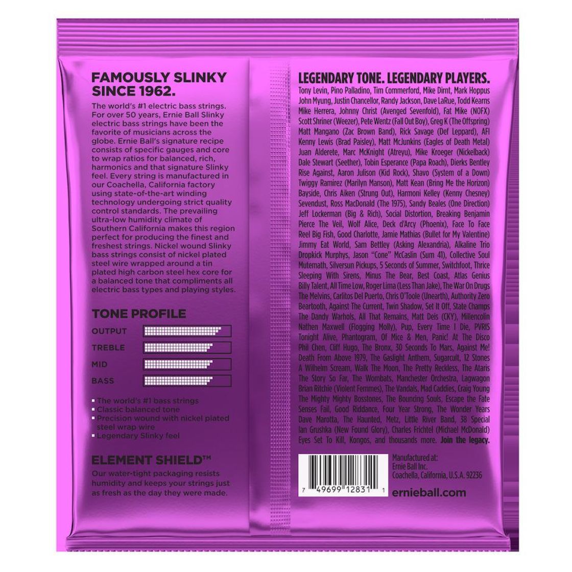 Ernie Ball Power Slinky Bass EB-2831